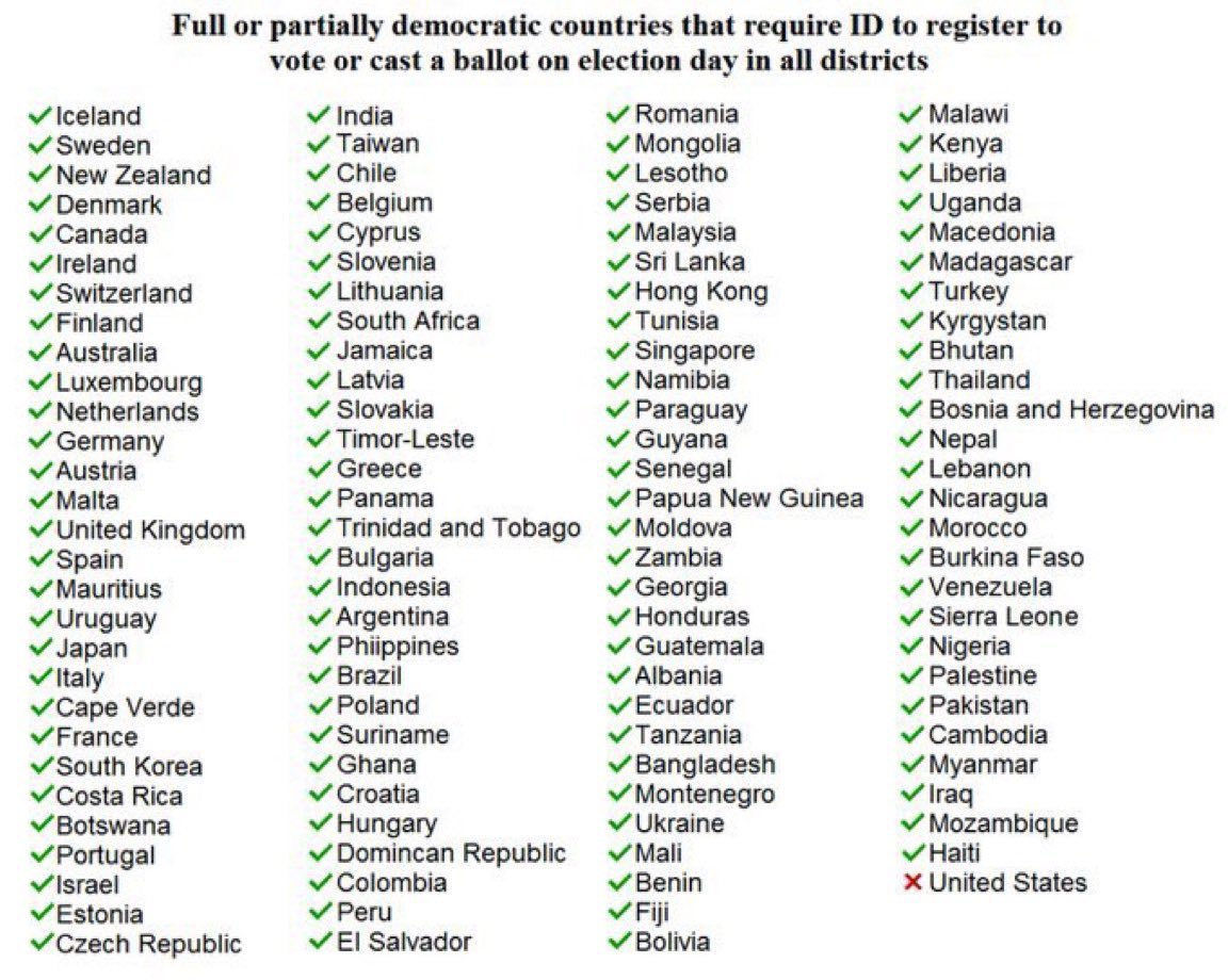 schmidtty993's tweet photo. @deanbphillips If you are against voter id you are a cheater or advocating for it. There is no reason not to have this. It’s embarrassing we don’t. https://t.co/cAz1vJARP0