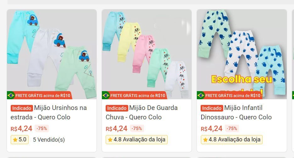 🛒 OLHA ESSE ACHADINHO:

➡️ Roupas Infantis com até 80% OFF!
Loja s.shopee.com.br/3fxvb6t1gU

Roupas a partir de  R$ 4 
🛒 s.shopee.com.br/14dEN6mKq
🛒 s.shopee.com.br/3qHLnPsK5D
🛒 s.shopee.com.br/4q9szFoNWr
🛒 s.shopee.com.br/10xAQD2yJ0
🛒 s.shopee.com.br/1BGacW2Ky3
🛒 s.shopee.com.br/gKK1b4JFE