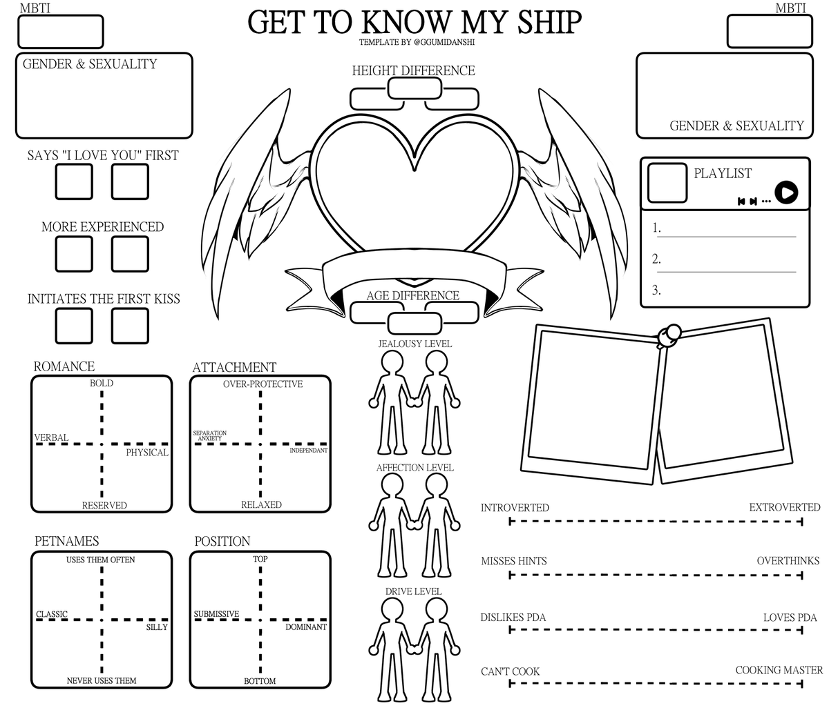 hey guys! i made a " get to know my ship " template! 

feel free to use this for your yumeships or any ship you have :3 I honestly just made it for my ocs cause I didn't like the ones online too much