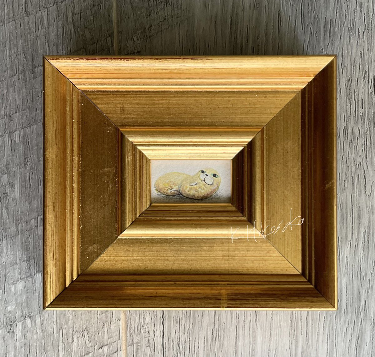 額縁付オリジナル手描きイラスト オリジナル手描きイラスト