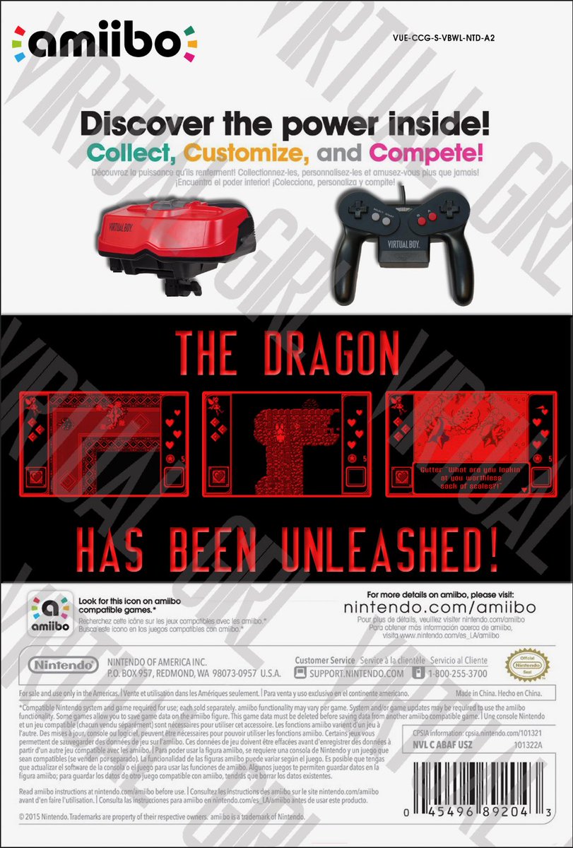 Candi_CGS's tweet photo. My prototype Dorin amiibo box art is mostly done! #dragonhopper #virtualboy #nintendo #amiibo https://t.co/W0B4JQ3obO