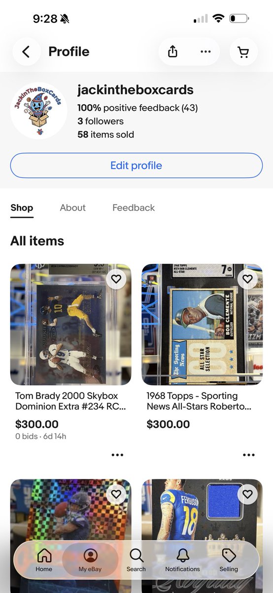 jackspeakx's tweet photo. @CardPurchaser https://t.co/vHeVsCF9xc got a Tom Brady RC up on there today ! https://t.co/laSm4ESM2V