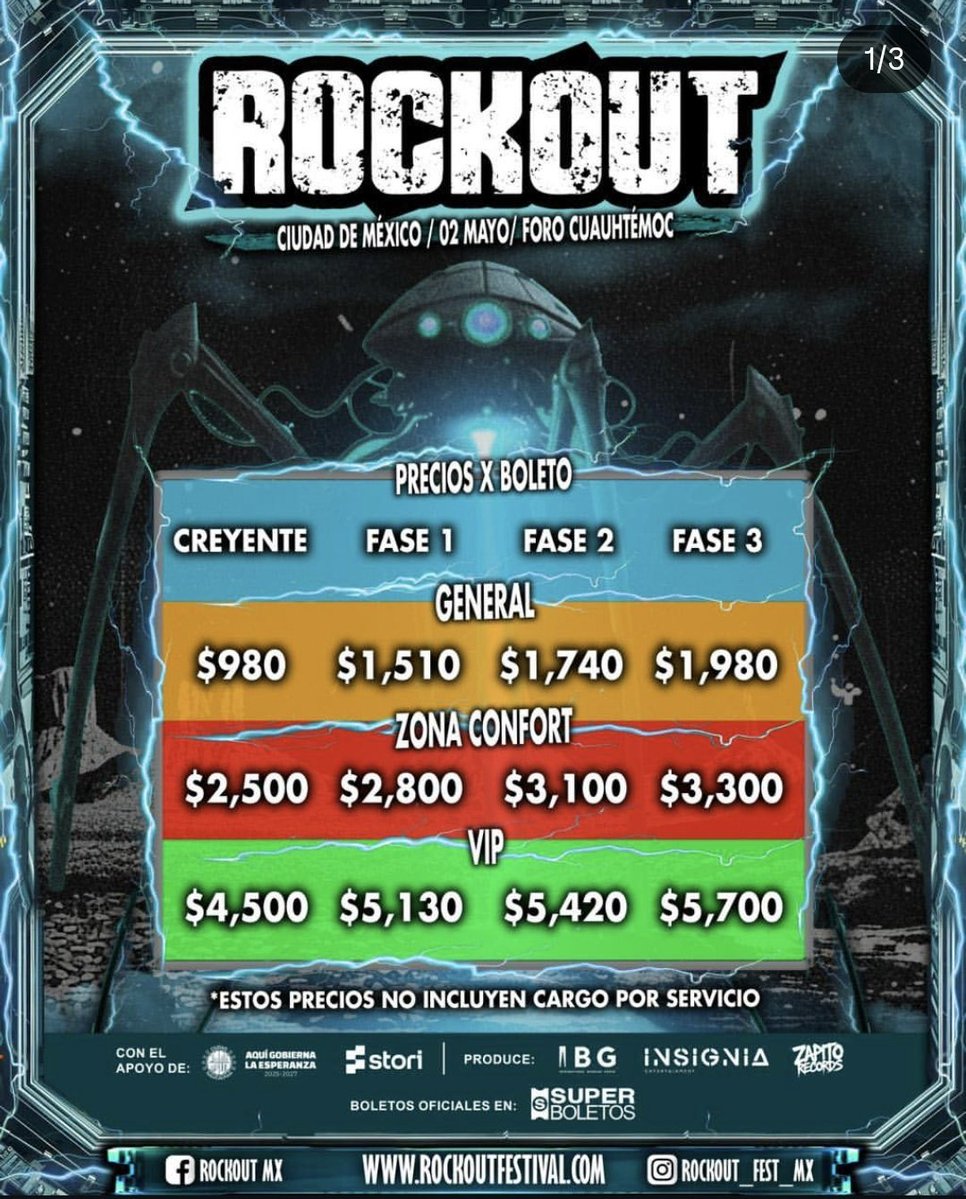 RitmoInolvi's tweet image. Una leyenda absoluta del punk mundial Bad Religion llegará a México para encabezar la primera edición de Rockout México. 🔥💀

📍Foro Cuauhtémoc
📅2 de mayo
🎫Boletos en superboletos 

#BadReligion #RockoutMéxico #PunkRock #PunkLegend