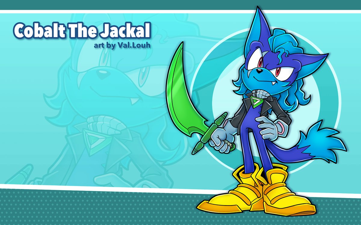 DiD_HammerReady's tweet photo. Cobalt is looking official now!

I commissioned this from @val_louh 

#SonicTheHedgehog #sonicfanart #OC #sonicoc #commission #commissionart https://t.co/2ZJgrnVyqD