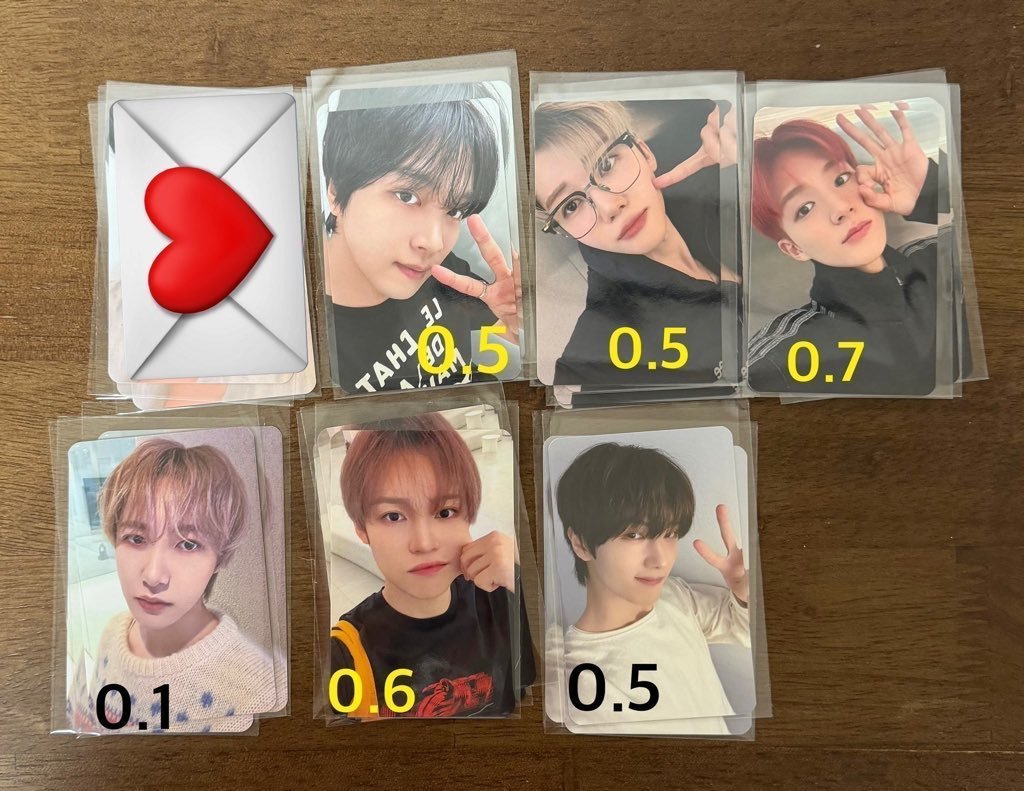 ꒰ ยังไม่ดีล🇰🇷/ไม่พร้อมส่ง ꒱
♡ Beat It Up ♡

🌱makestar vc fansign
0.1 = 110
0.5 = 220
0.6 = 250
0.7 = 280

𝐱 𝐧𝐨𝐭 𝐦𝐲 𝐩𝐢𝐜 / 𝐧𝐨 𝐯𝐢𝐝𝐞𝐨 𝐱

✅พร้อมโอนเท่านั้น |❌ไม่รับจอง,มัดจำ❌
✈️ราคารวมส่งกลับไทย
📦ค่าส่งในไทย eco 30 / ems 45
#ตลาดนัดnct #ตลาดนัดnctdream