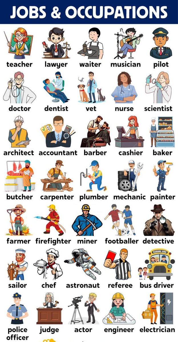 MasterEngEasy's tweet image. Jobs &amp;amp; Occupations – Learn Them All!