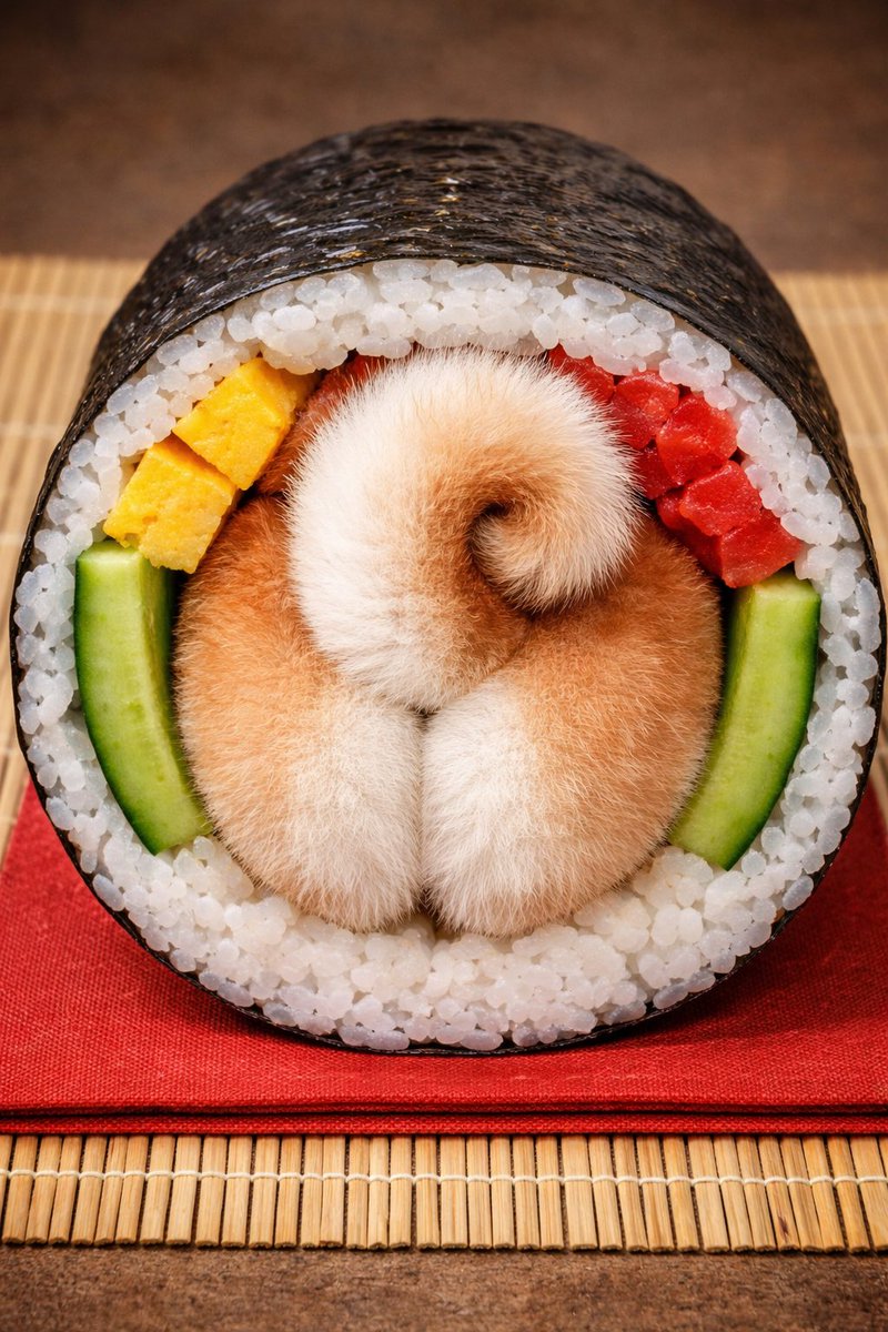 #柴犬が好きすぎるで使っていいよ 

恵方巻き　どっちから食べる？ 
　　⬅️       ➡️