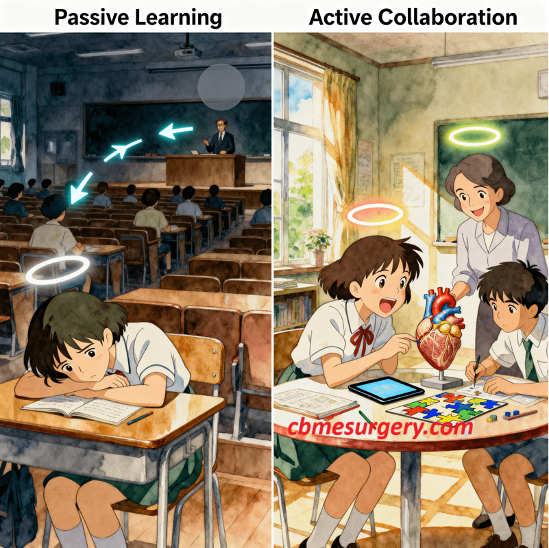 cbmesurgery's tweet image. MBBS fam, tired of boring lectures? Discover the Flipped Classroom – watch videos/readings at home, then interactions/discussions in class! 
cbmesurgery.com/flipped-classr… 
#FlippedClassroom #MedEd #MBBS #SurgeryLearning #MedStudentLife