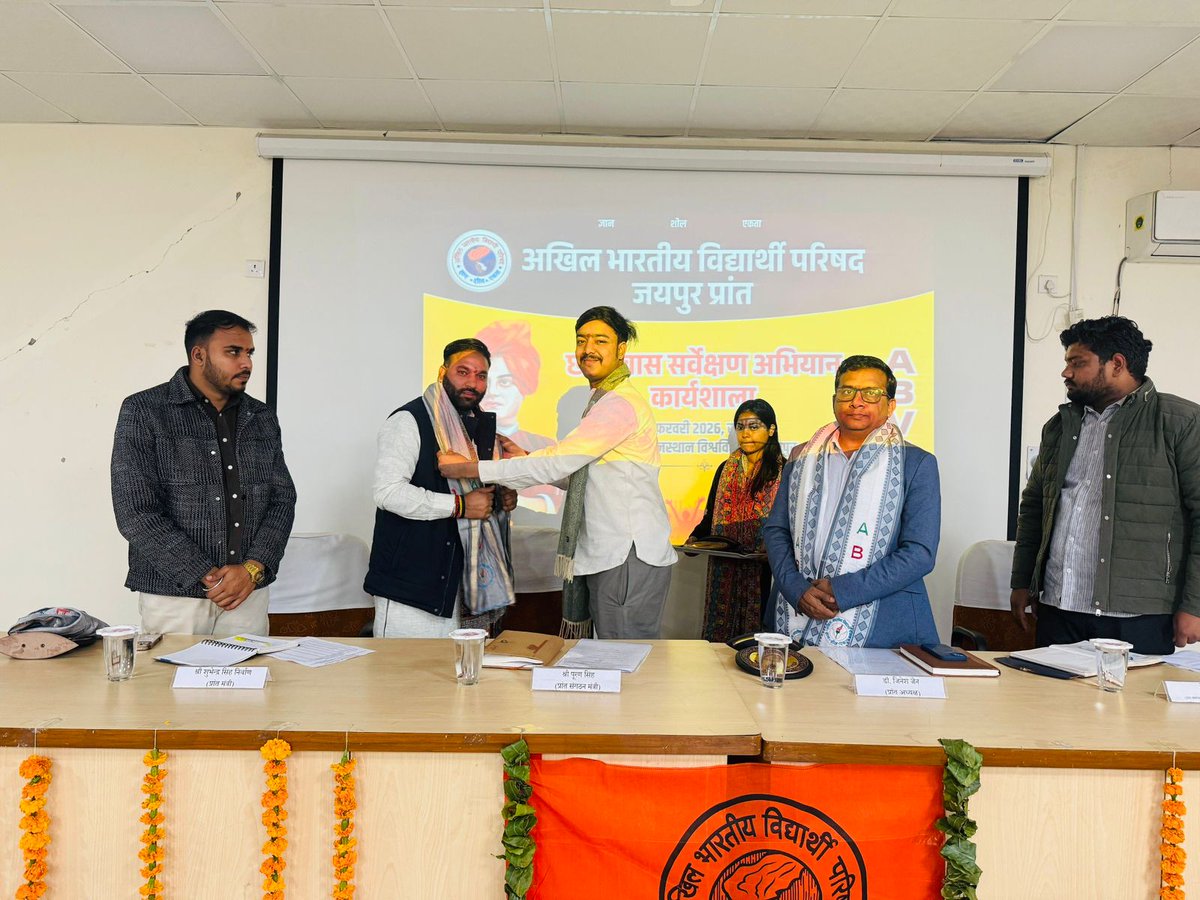 ABVP Rajasthan tweet media