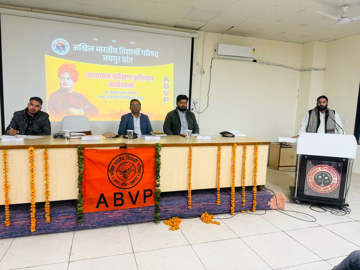 ABVP Rajasthan tweet media