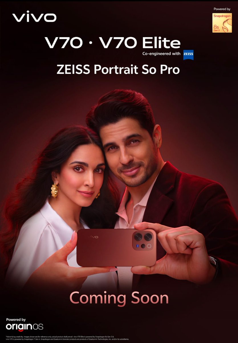 Coming Soon 📲
New V70 Eilte 

<a href="/advani_kiara/">Kiara Advani</a> <a href="/SidMalhotra/">Sidharth Malhotra</a> #KiaraAdvani