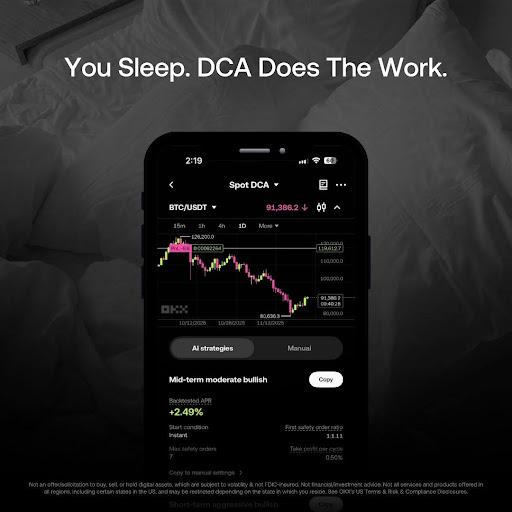 Choppy markets reward discipline.

The Spot DCA Bot runs 24/7 — accumulating on pullbacks, managing risk with safety orders, and exiting automatically when your target hits.