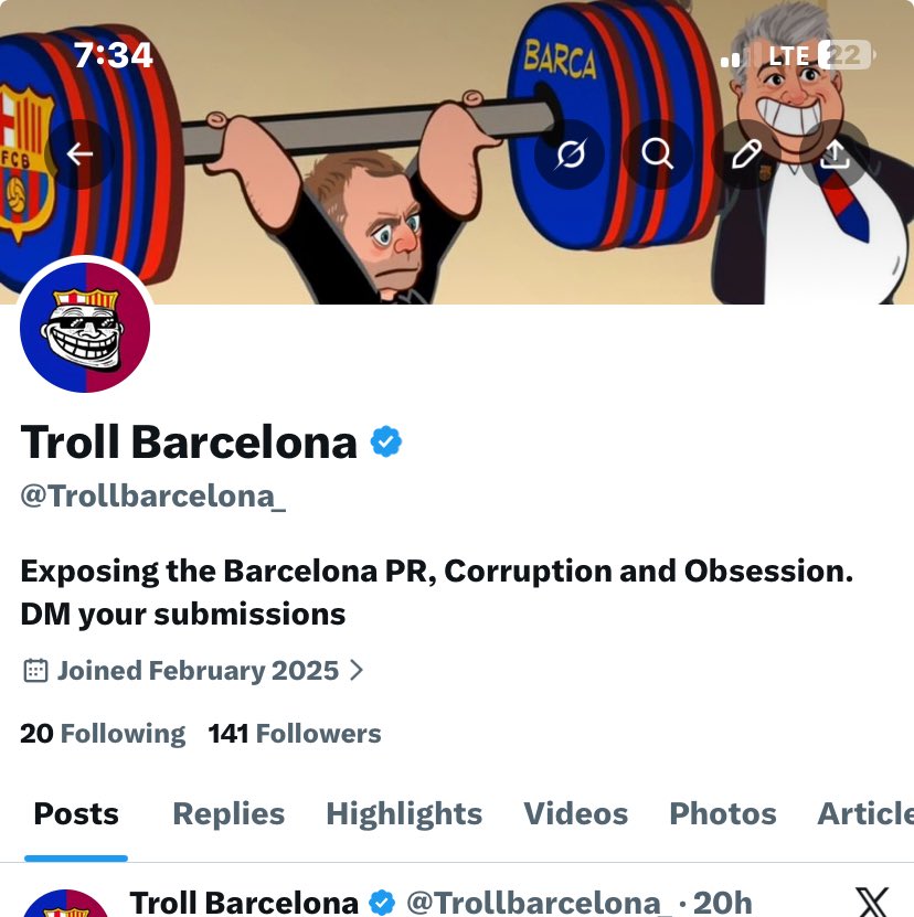 Troll Barcelona tweet media