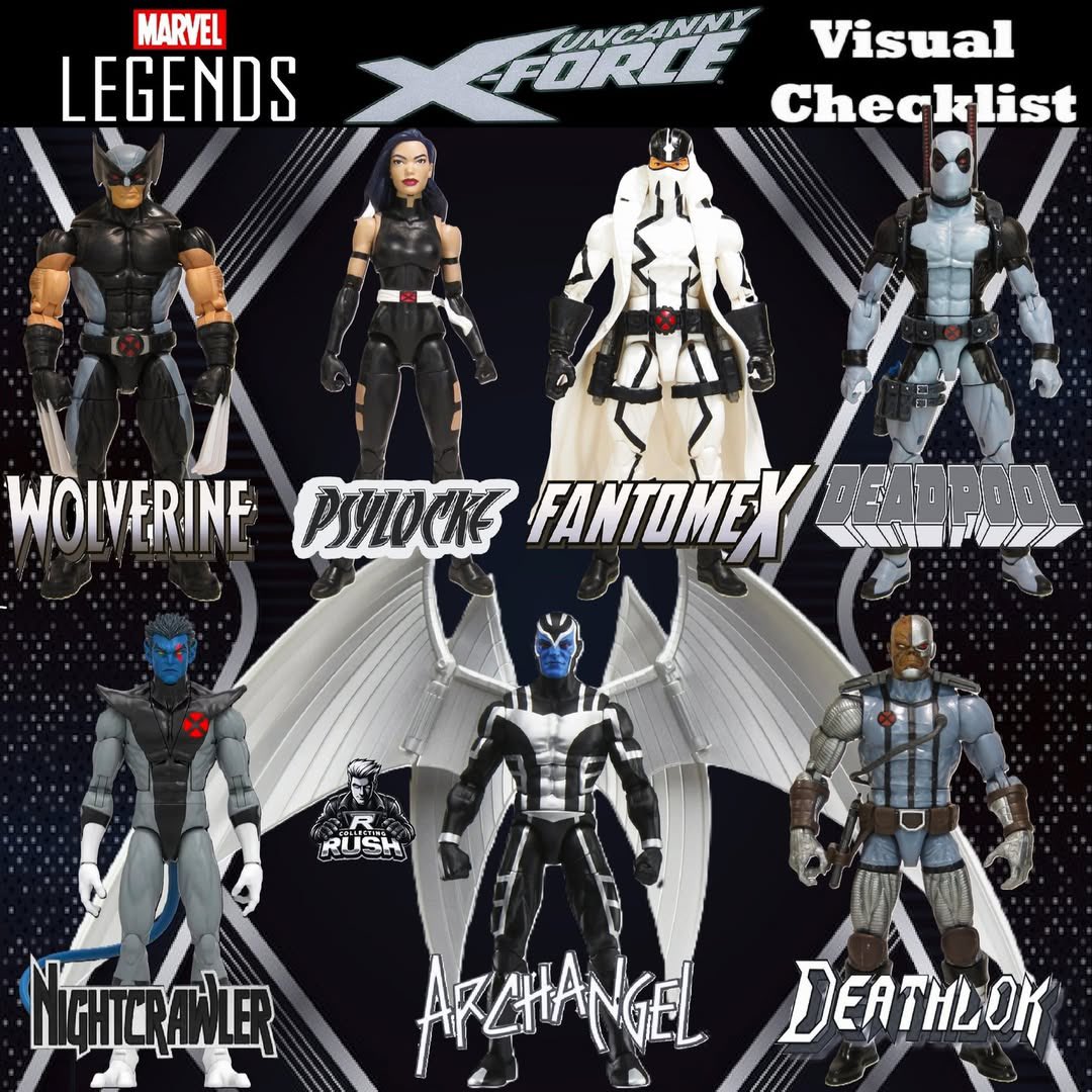 MarvelLegendsHQ's tweet image. Uncanny X-Force Guide by @Collecting_Rush!

#Marvel #MarvelComics #MarvelLegends #XForce #Hasbro
