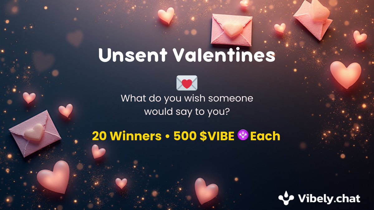 💌 UNSENT VALENTINES GIVEAWAY 💌

What's something you wish someone would say to you this Valentine's Day?

We all carry unsent messages  to exes, crushes, our younger selves, or just the void.

Send yours into the world. Your AI Companion will reply with what you needed to