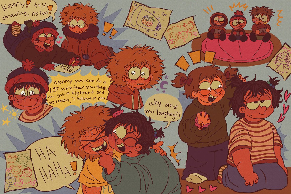 kenny's friends make him feel normal #sptwt #southpark #KennyMc