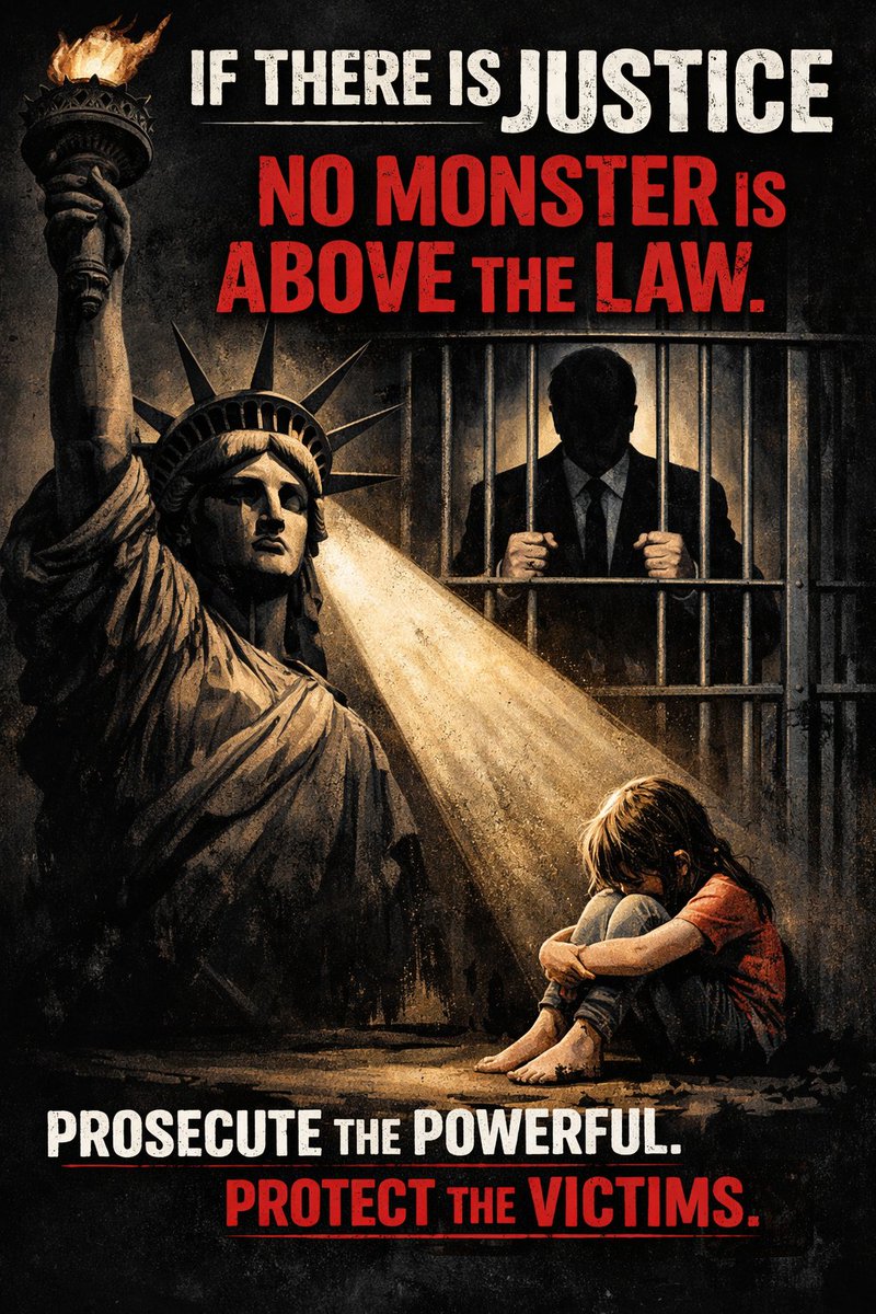 If you’re silent about justice
you’ve already chosen a side
Justice for victims isn’t optional
#Justice
#Accountability
#JusticeForVictims
#NoOneAboveTheLaw
#HumanRights
#SpeakUp
#EpsteinFiles 
#GRAMMYs