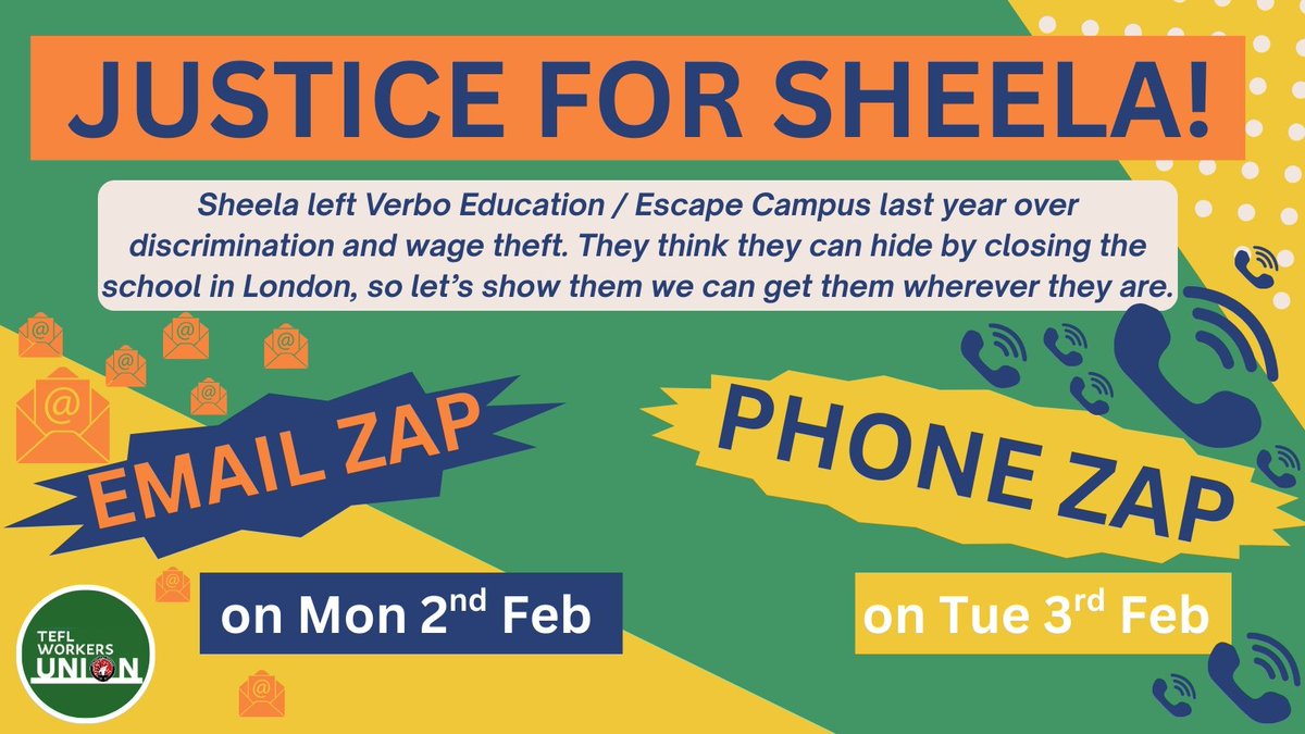 TEFL Workers' Union tweet media