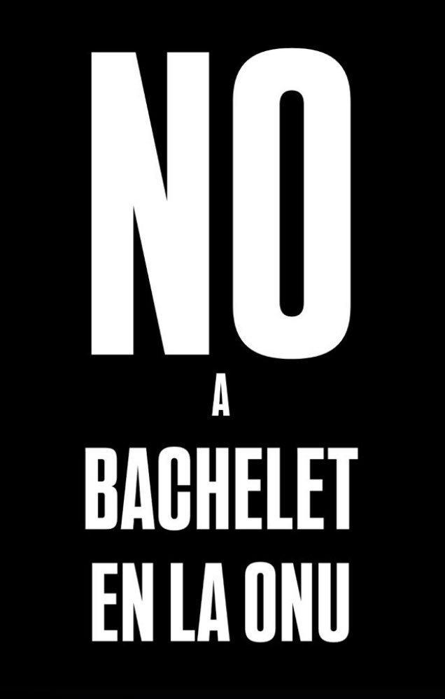 Yo rechazo la candidatura de Bachelet!

#NoABacheletEnLaONU