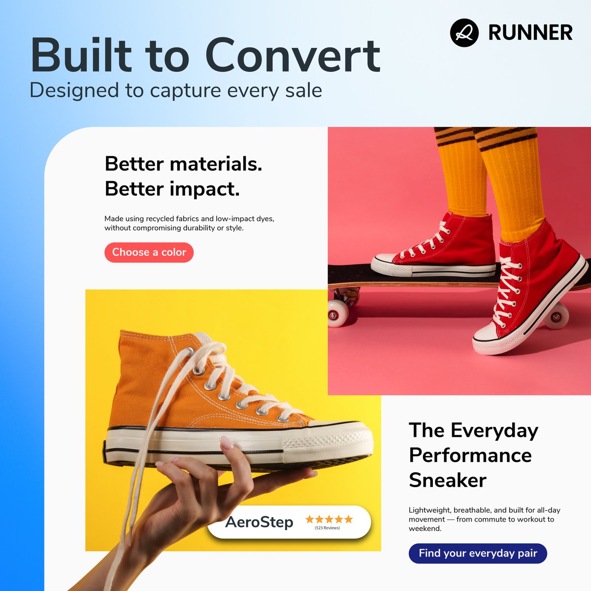 Runner AI tweet media