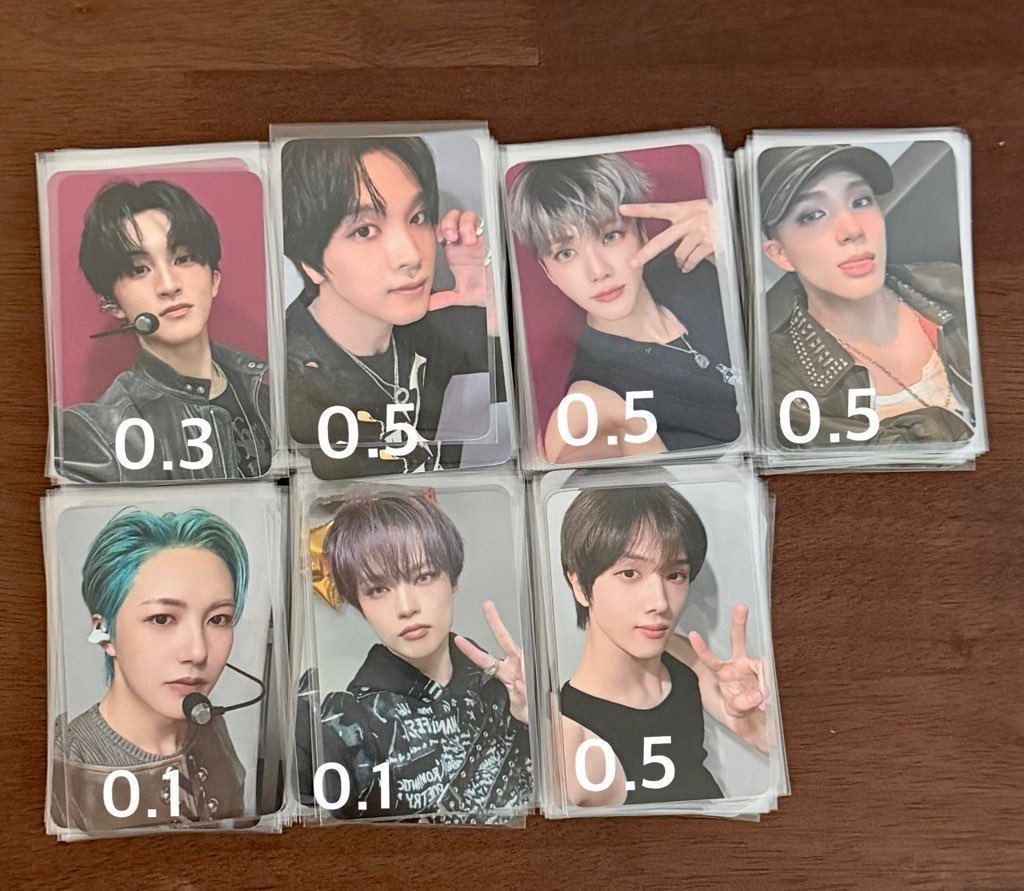 ꒰ ยังไม่ดีล🇰🇷/ไม่พร้อมส่ง ꒱
♡ Beat It Up ♡

🌱withmuu offline fansign
0.1 = 110
0.2 = 140
0.3 = 170
0.4 = 200
0.5 = 220
**set 7 ใบ 430**

𝐱 𝐧𝐨𝐭 𝐦𝐲 𝐩𝐢𝐜 / 𝐧𝐨 𝐯𝐢𝐝𝐞𝐨 𝐱

✅พร้อมโอนเท่านั้น |❌ไม่รับจอง,มัดจำ❌
✈️ราคารวมส่งกลับไทย
📦ค่าส่งในไทย eco 30 / ems 45