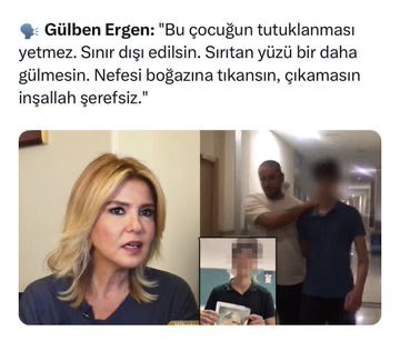 Gülben Ergen,
bu ailede olmaması gerekiyor

Umarım bakanlık, gereğini yapar. 

Çocuğa nefret kusuyor adeta😡