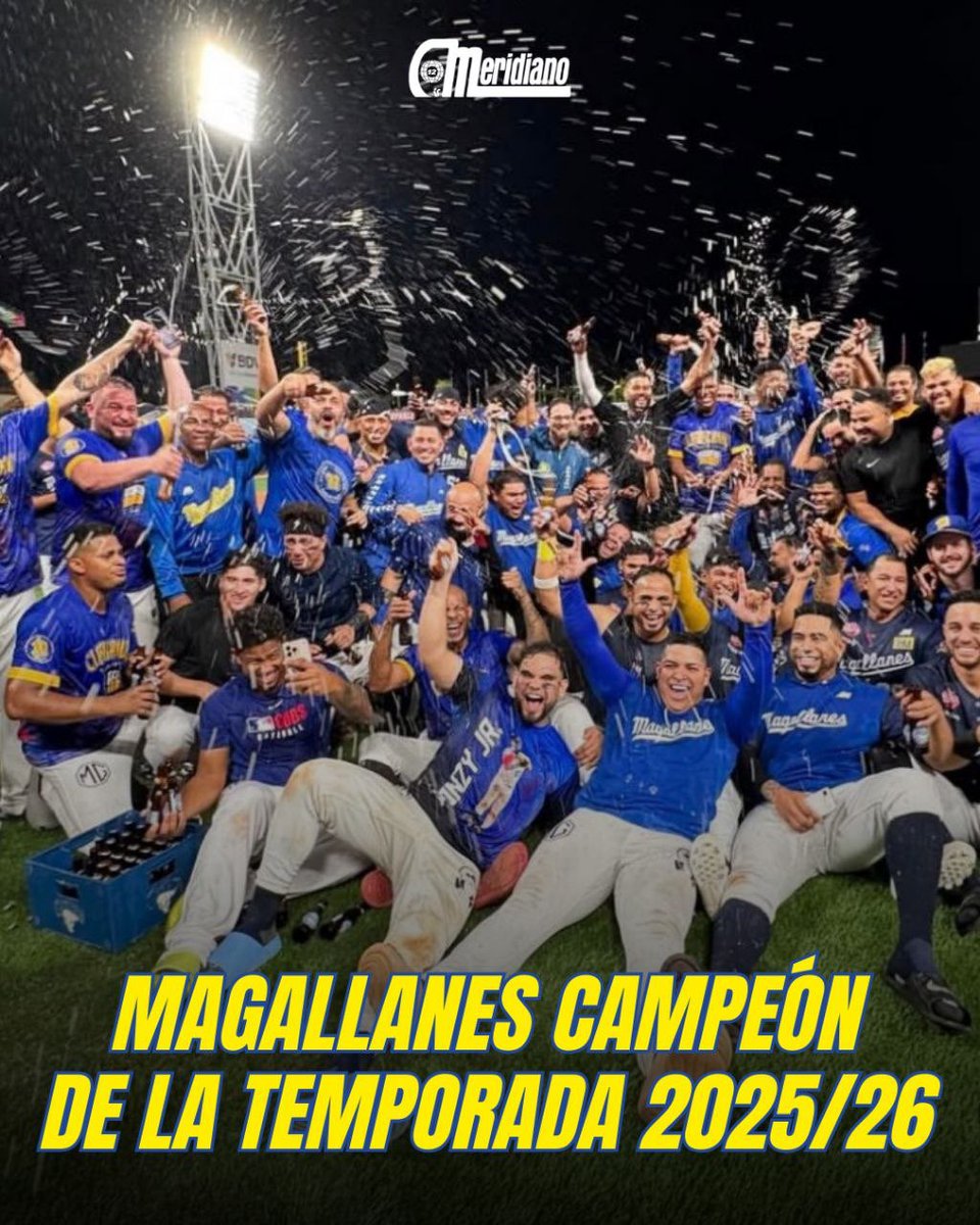 TÍTULO 14 PARA EL MAGALLANES🏆⚾

🥇 Los Navegantes del Magallanes desplegaron toda su ofensiva para llevarse el sexto juego 14-6 y proclamarse campeones de la LVBP

🤩 No podía terminar de otra manera la que sin duda fue una temporada épica para la nave turca, que vivió una gran