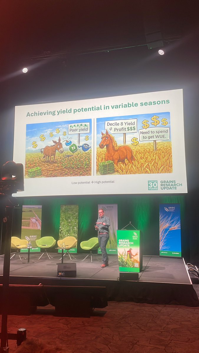 PSmallacombe's tweet photo. Didn’t expect a @lancearmstrong doping analogy at the @GRDCSouth updates! Well played Kenton! https://t.co/hpIdSwEL47
