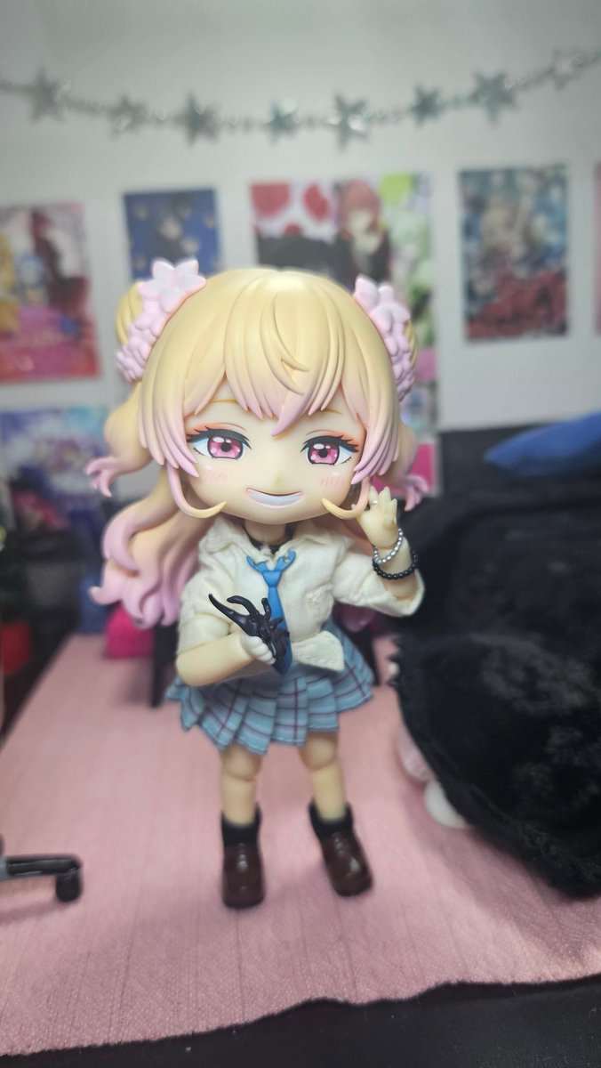 A day late for #ツインテールの日/#TwintailsDay
Too bad GSC didn't make an official mold for Marin's actual twintail hairstyle 😂