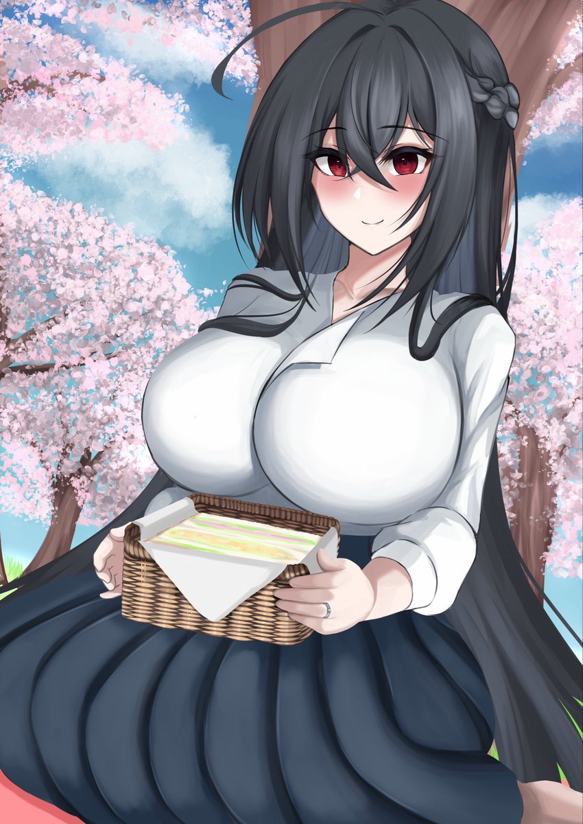 @bojx20k 大鳳
「指揮官様、お味はいかがですか?」 