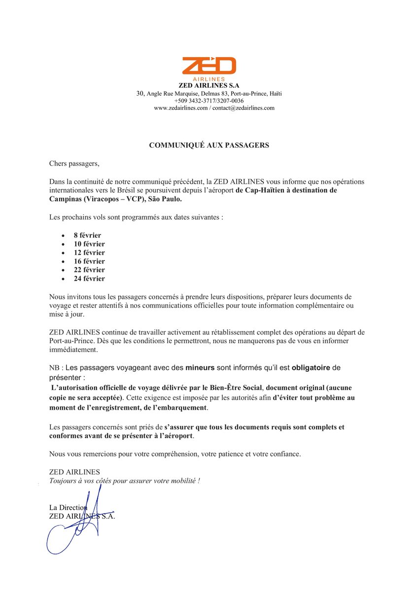 Zed Airlines tweet media