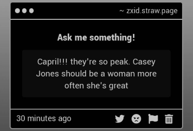 zxidtxt's tweet image. they had so much potential in RoTTMNT even before the  twist of Casey identity! Like, enemies to friends to girlfriends!!! it's a shame the show got cancel before anything but it atleast gave her redemption before it!

So atleast fans can explore #capril more atleast :D.