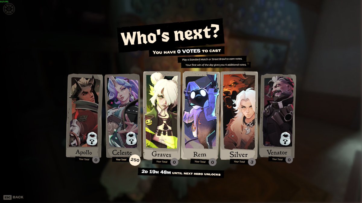 250 votes for Celeste. Y’all do not understand how bad I want her </3