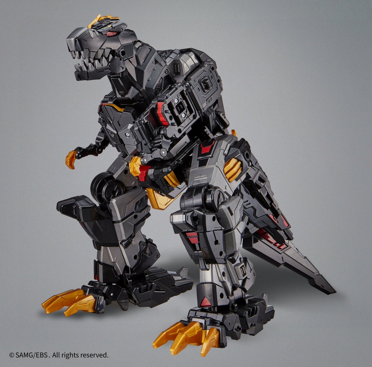 toydevelop_samg's tweet image. [최강공룡 미니특공대] 렉스카이저 블랙에디션 공개
머신 다이노카와 다이노이드 티라가 변형하여 로봇으로 합체!
블랙에디션에는 '카이저 케이프(망토)'가 포함됩니다.

2026년 4월 출시예정

#최강공룡미니특공대 #最強恐竜ミニフォース #miniforce_dinoid #렉스카이저 #レックスカイザー #Rexkaiser