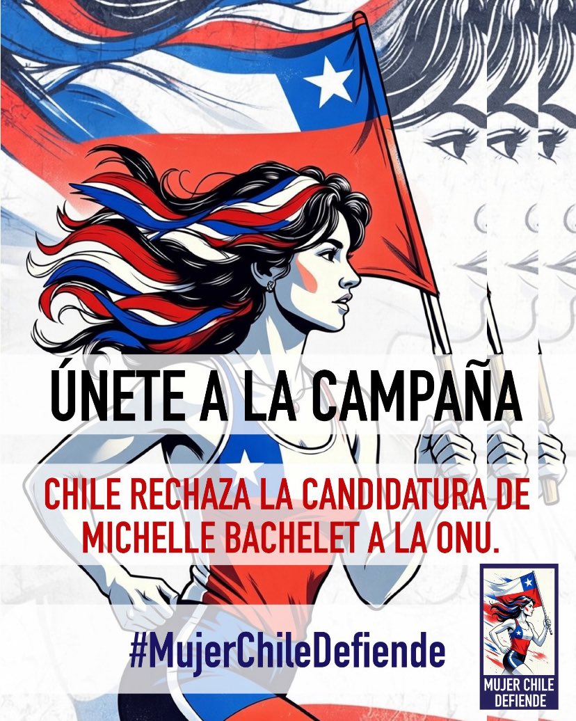 Yo rechazo la candidatura de Bachelet.
#BacheletNoALaONU