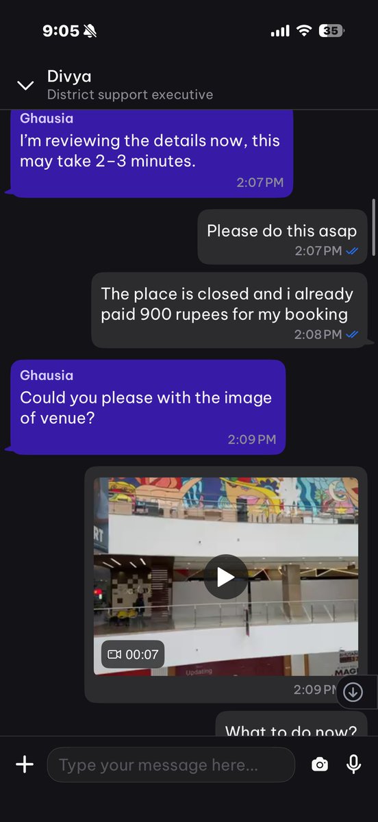 AtanshuGoyal's tweet photo. 🚨@district_app booked Timezone that’s been CLOSED for days.
Travelled with guests, got publicly embarrassed, faced mental harassment.Still no refund.
I want my REFUND + travel expenses. Unacceptable. #ConsumerRights #MentalHarassment #RefundDenied #BadService #DistrictApp https://t.co/tX7cTeK42y