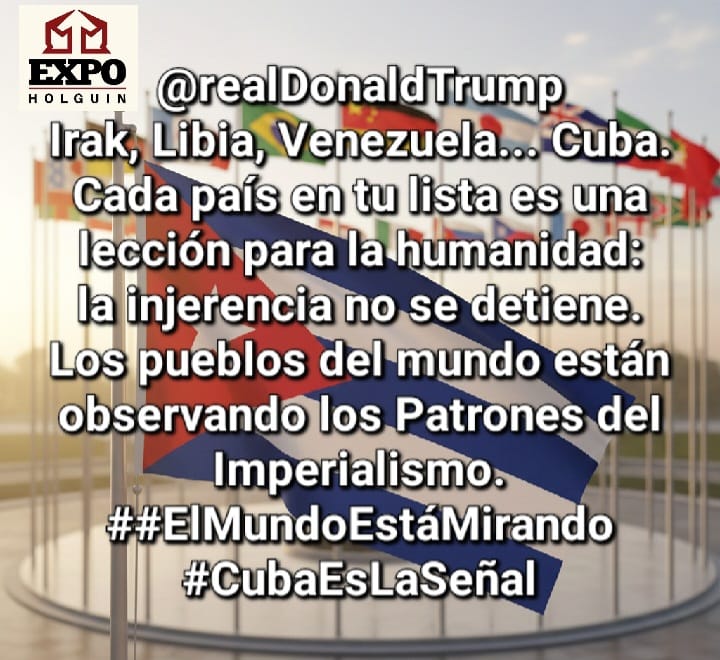 _ExpoHolguin_'s tweet photo. La misma técnica de siempre, el pretexto para invadir. #AlertaMundial #CubaEsLaSeñal https://t.co/GIXFJMVjW4