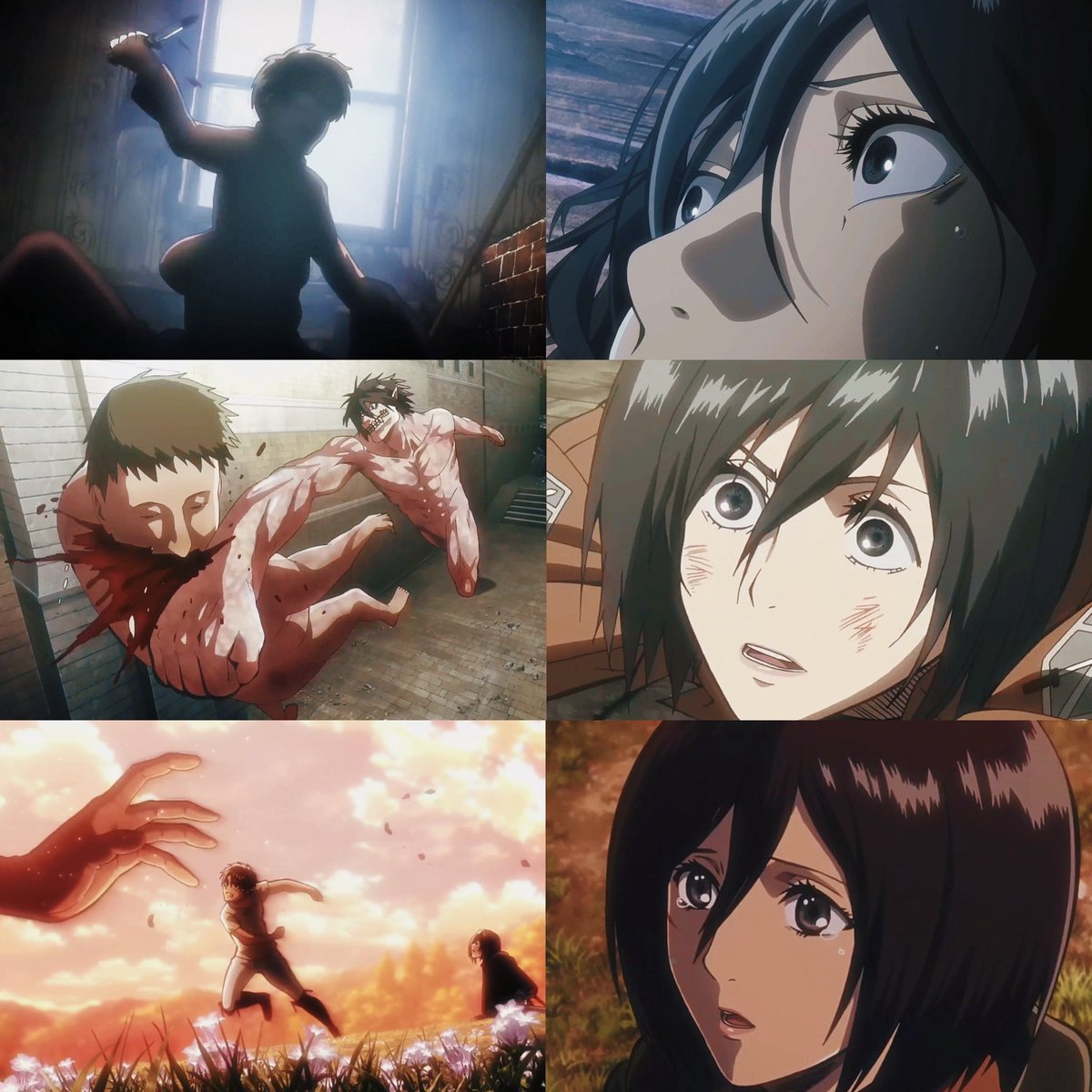 eren always locks in when it comes to protect his girlfriend