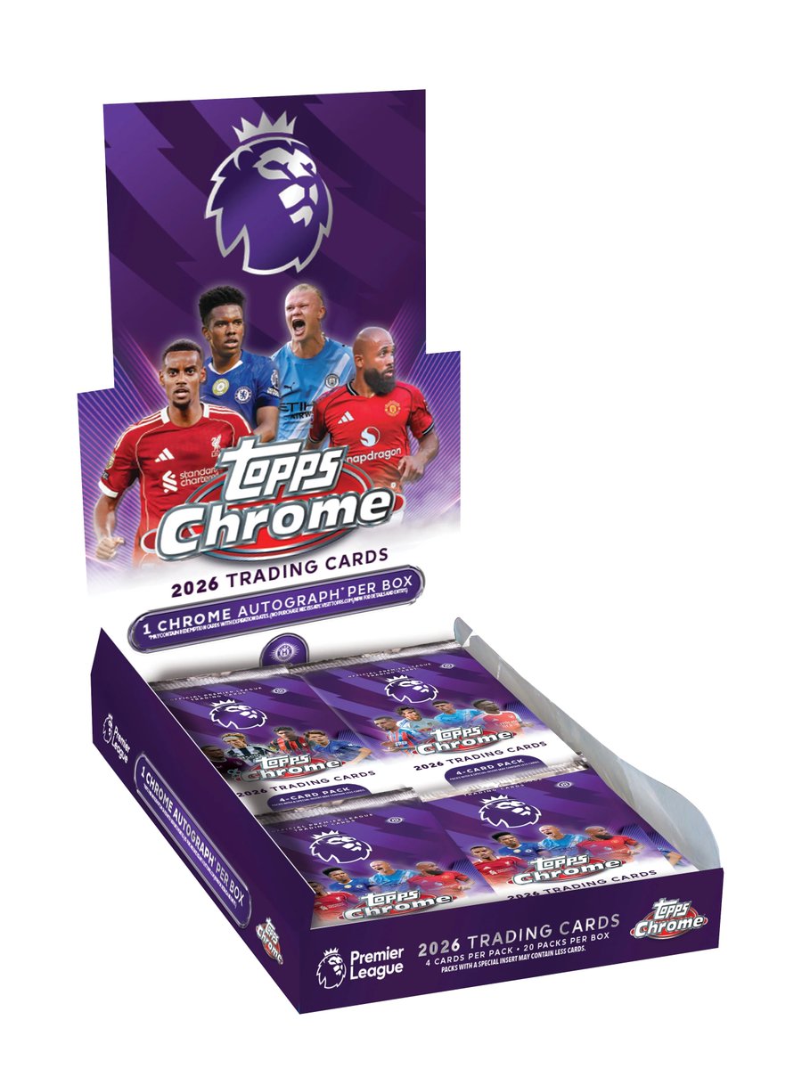 製品情報】 2026年2月中旬 発売予定 ⚽ 2026 TOPPS CHROME PREMIER