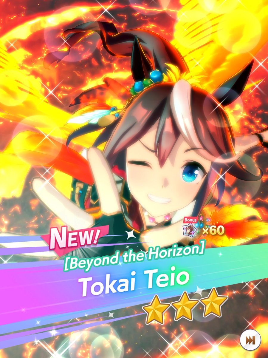 Got the overlord herself, anime Teio and Mejiro Dober!