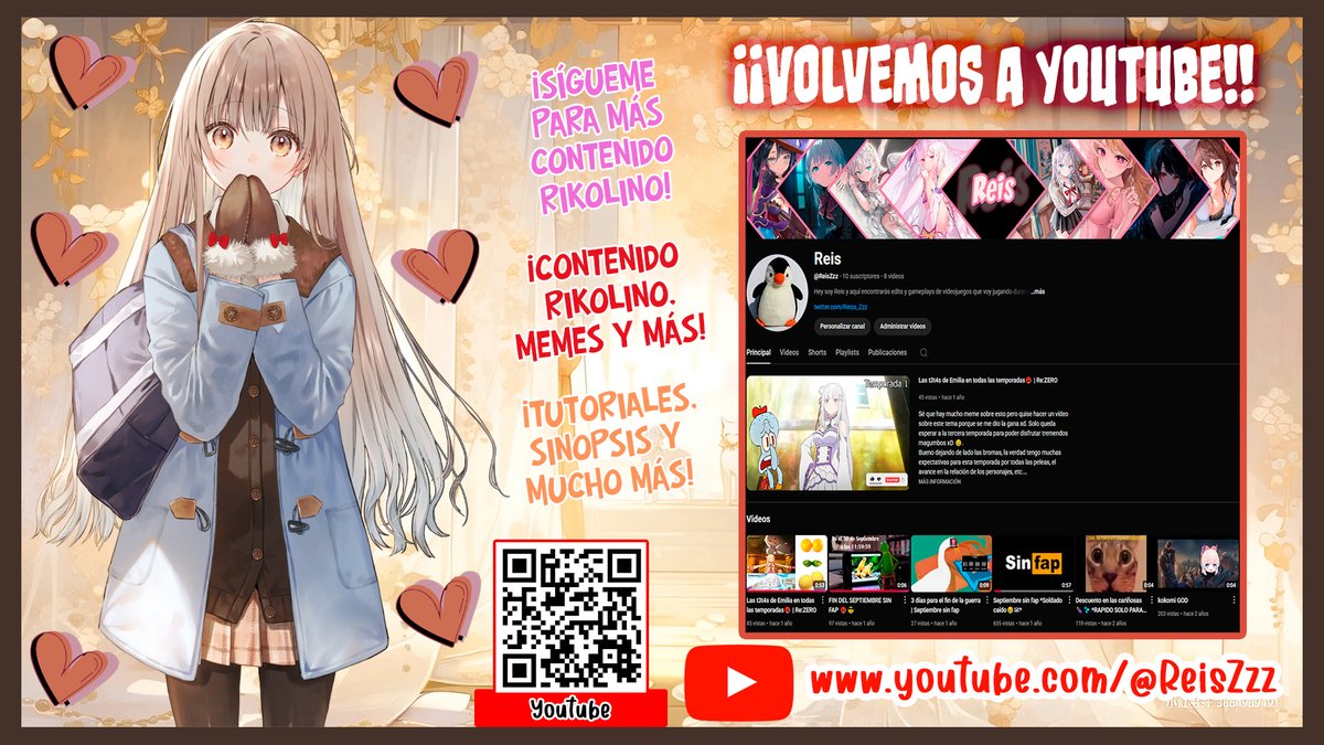 Les invito a seguirme en mis otras redes. Estaré subiendo contenido semanal💪

Redes:
Patreon: patreon.com/ReisZzz
Facebook: facebook.com/Reis.god
Telegram: t.me/+dquu8YbbyAY0O…
Tiktok: tiktok.com/@reis4k_
Youtube: youtube.com/@ReisZzz
Comisión: sareis4k@gmail.com