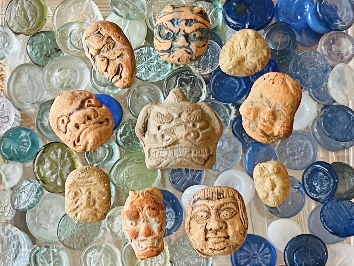 泥面子、いろんな顔の表情