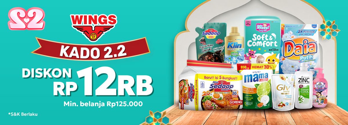 🎁 KADO 2.2 HADIR! ✨

Produk favorit dari WINGS 🪽
💸 DISKON 12.000 💸
Eksklusif cuma di Klik Indomaret 🛒✨

Jangan cuma dibaca—langsung beli! 😋🔥

#KlikIndomaret #Hemat #Wings