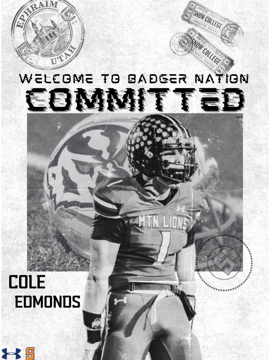 coleedmonds12's tweet photo. Blessed to say Im committing to Snow College. Thankful for all the coaches who recruited me through the process. @ColbyHyder @SnowCollegeFB @TreverMcFalls @CoachEndersRMHS @CoachJP_RMHS @RedMtnFootball @BreannaMacha https://t.co/n6MBnoxwKZ