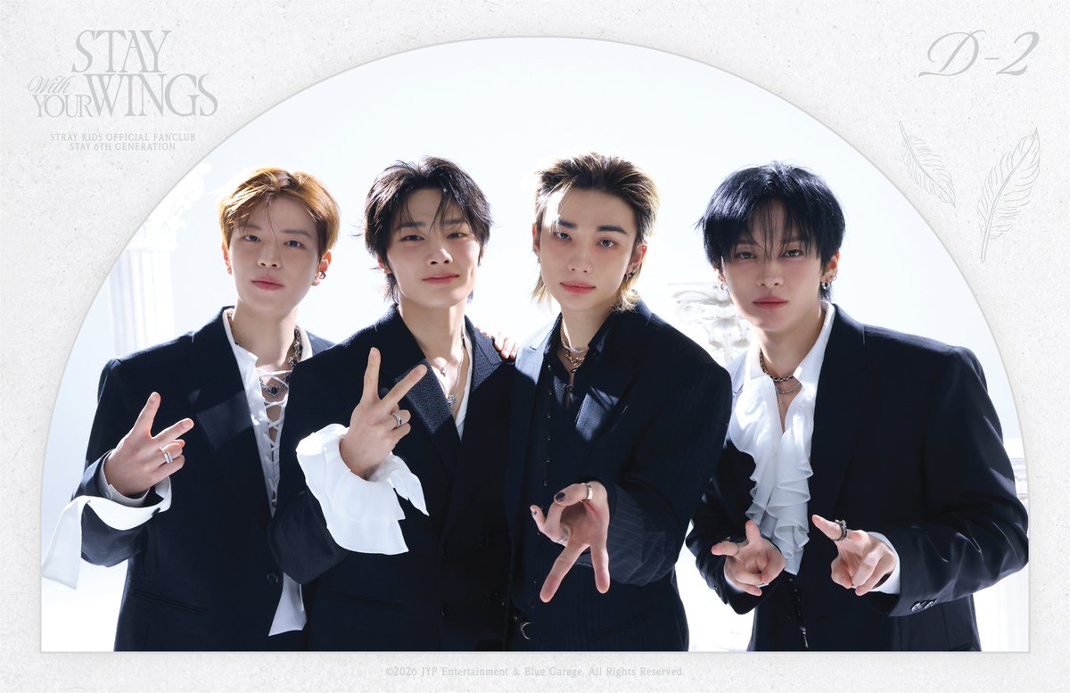 Stray Kids Official Fanclub STAY 6th Gen
Recruitment Closing Date D-2

𝐒𝐓𝐀𝐘 𝐖𝐈𝐓𝐇 𝐘𝐎𝐔𝐑 𝐖𝐈𝐍𝐆𝐒

#리노 #LeeKnow
#현진 #Hyunjin
#승민 #Seungmin
#아이엔 #I_N

- 2026.02.05 11:59PM (KST)

🪽 bit.ly/4b7Tu5v

#StrayKids #스트레이키즈
#STAY #STAY6기