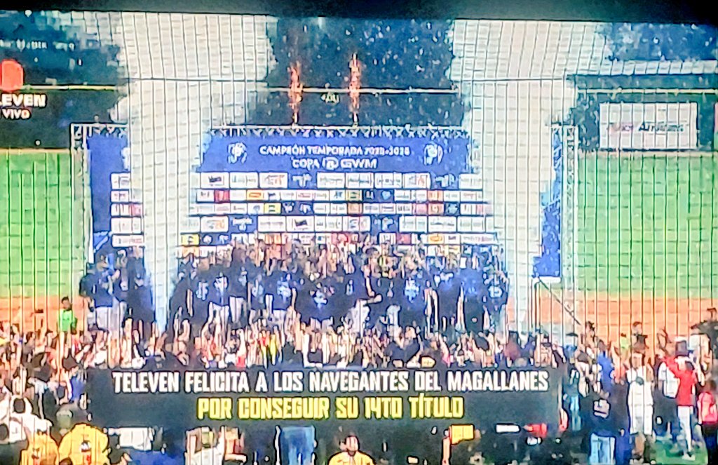 luiswilbur's tweet photo. La 14 nadie creía en nosotros desde oct aguantando a 1 juego d quedar eliminado en el raund robin a 1 juego d quedar eleminado y hoy somos campeones Hoy se demostro q no importa como se comienza sino como se termina Sr a domir q los NAVEGANTES DEL MAGALLANES SON CAMPEONES UP!!! https://t.co/ZjsCaMijWx