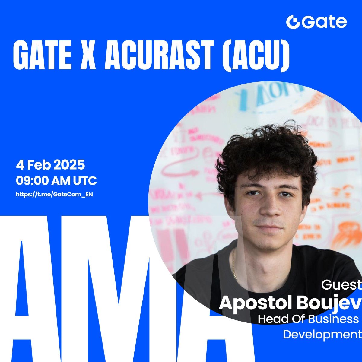 📢 Gate will host an AMA with <a href="/Acurast/">Acurast</a> 

Venue: t.me/GateCom_EN
Date: 09:00 AM, February 4 (UTC)

🎁 650 $ACU up for grabs 
📌 Follow <a href="/Gate/">Gate</a> <a href="/Gate_Launch/">Gate Launch</a> <a href="/Acurast/">Acurast</a>  
🔁 Like &amp; RT this post

👉️ Complete Gleam tasks to earn: gleam.io/vxlY1/gate-tex…
