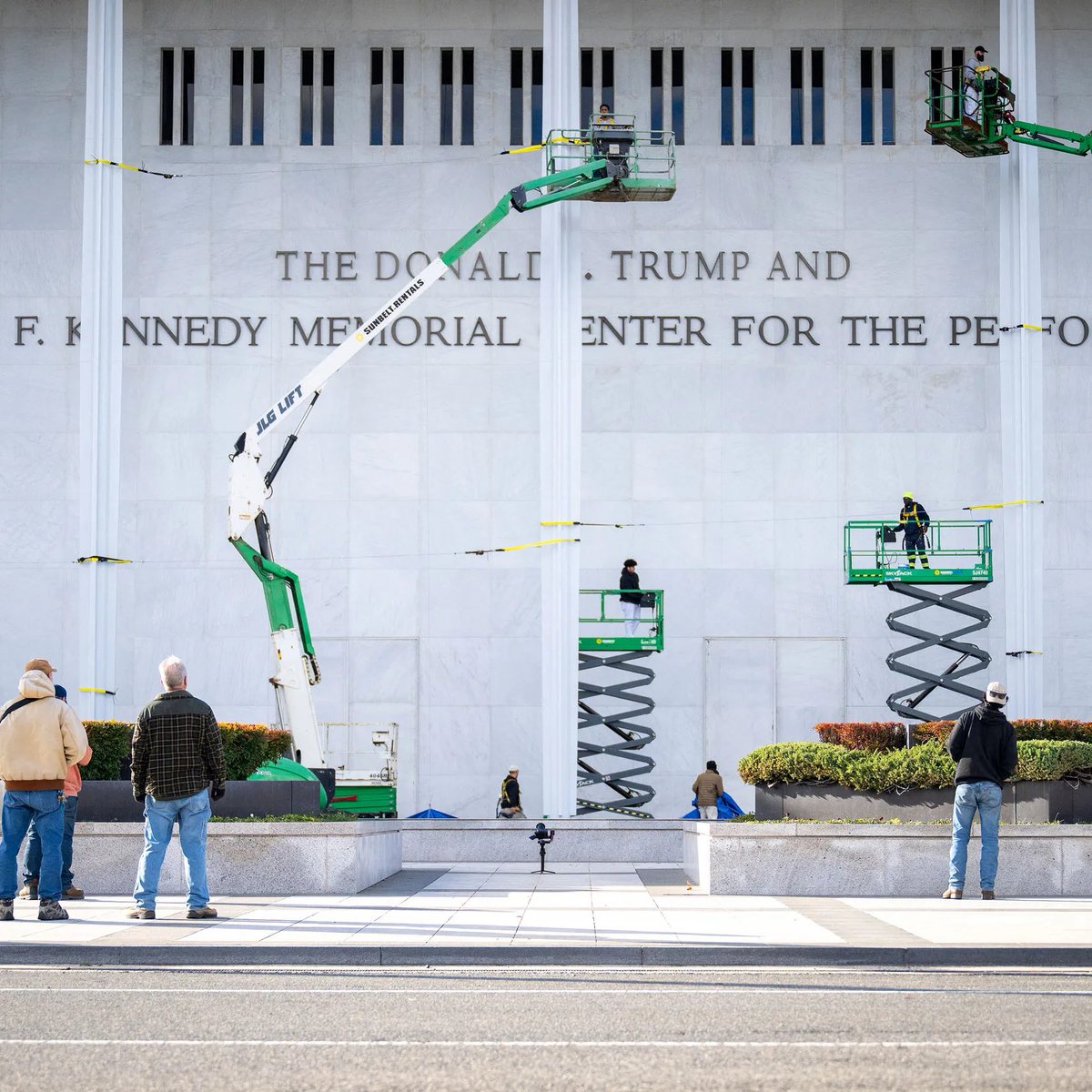 RpsAgainstTrump's tweet image. A Kennedy Center staffer to The Washington Post:

“The Kennedy Center is not closing because of any structural necessity. The situation is far simpler: This is a self-inflicted crisis created by Trump and Ric Grenell, for which they bear full responsibility.”