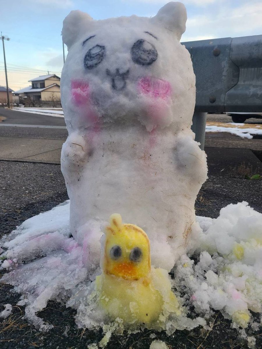 すごいwwwww ままが作った雪だるまが大バズってる☃️ ほかの力作たち