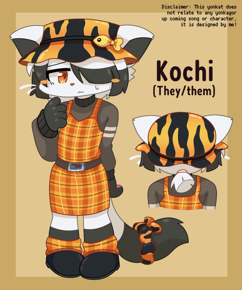 Meet Kochi! Made from a fish called Kohli Loach :D

Disclaimer: This Yonkat does not related to any yonkagor up coming song or character, it is designed by me and also with similar style!

#yonkagor #yonkagorfanart